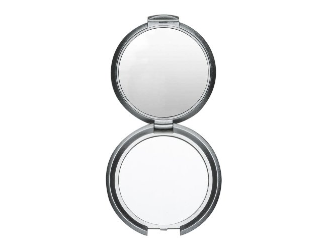 Espelho Plástico Duplo Sem Aumento