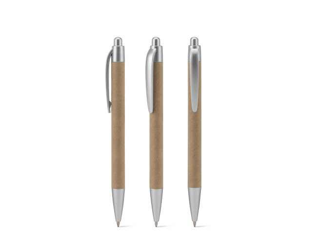 Caneta em papel 100% reciclado e detalhes em ABS reciclado (100% rABS)