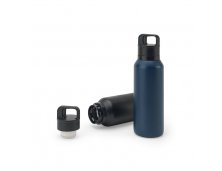 Garrafa T�rmica A�o 91% Reciclado com Bot�o Facilita Abertura 590 mL Personalizada