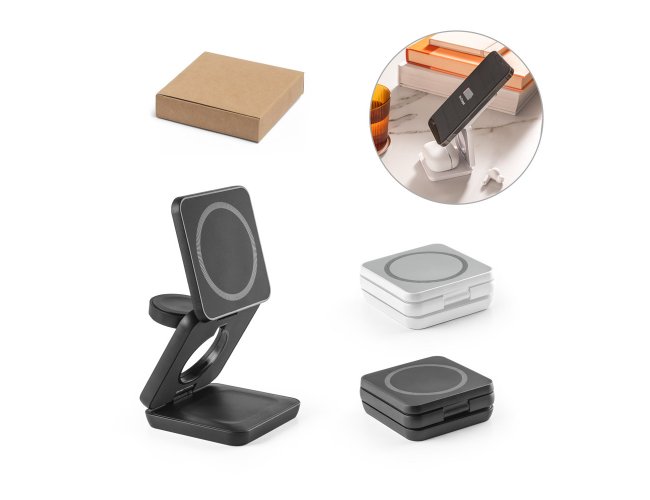 Carregador Magn�tico por Indu��o Dobr�vel Personalizado