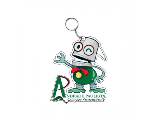 Chaveiro em Acrílico Cristal Personalizado